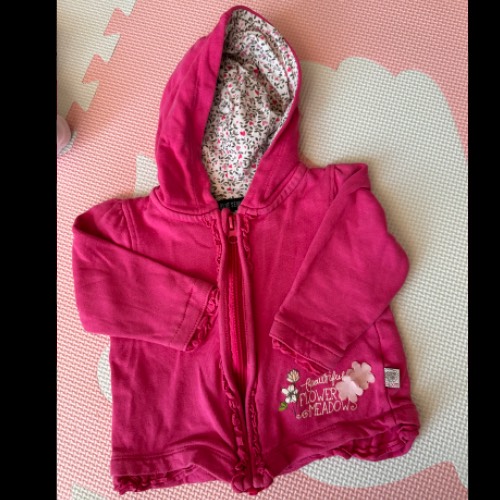 Sweat-Jacke, pink, Größe: 68, zu finden beim Stand 213 am Standort Flohkids Berlin Ost