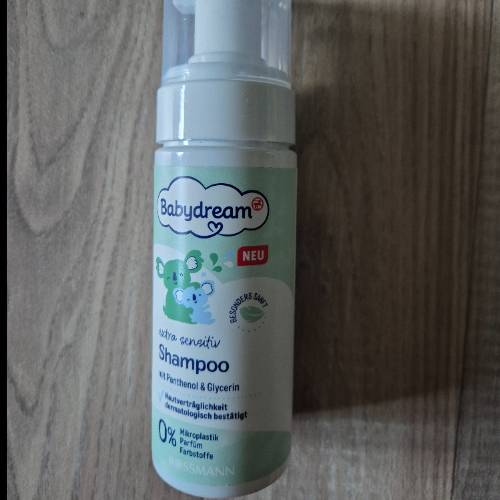 Babydream sensitiv Shampoo, zu finden beim Stand 100 am Standort Flohkids Berlin Ost