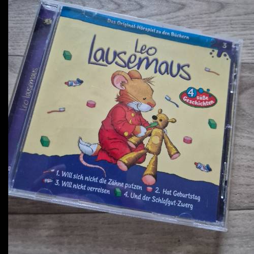 CD Leo Lausemaus, zu finden beim Stand 16 am Standort Flohkids Berlin Ost