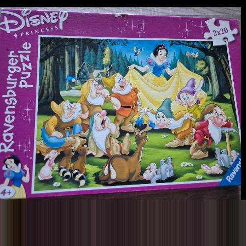 Puzzle Disney Princess  Größe: 2 x20, zu finden beim Stand 16 am Standort Flohkids Berlin Ost