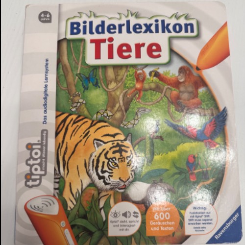 tiptoi Bilderlexikon Tiere, zu finden beim Stand 9 am Standort Flohkids Berlin Ost