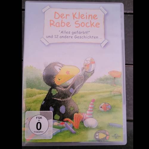 DVD Rabe Socke Alles gefärbt, zu finden beim Stand 8 am Standort Flohkids Berlin Ost