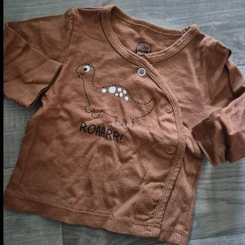 Langarmshirt  Größe: 56 braun, zu finden beim Stand 100 am Standort Flohkids Berlin Ost