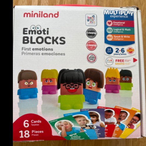 Miniland emoti blocks , zu finden beim Stand 2 am Standort Flohkids Berlin Ost