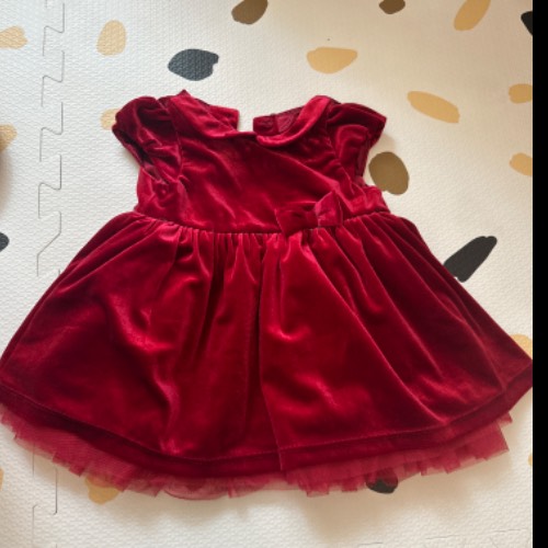 H&M Kleid rot samt  Größe: 68 , zu finden beim Stand 215 am Standort Flohkids Berlin Ost