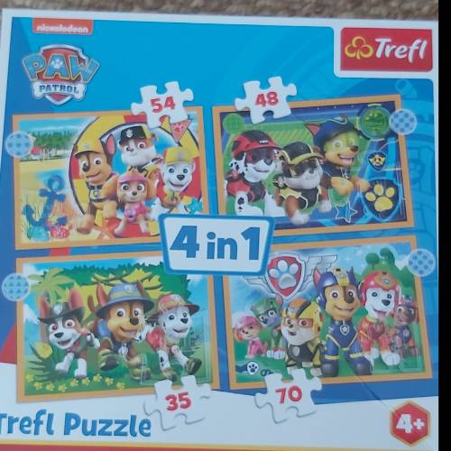 Paw Patrol großes Puzzle Set , zu finden beim Stand 13 am Standort Flohkids Berlin Ost