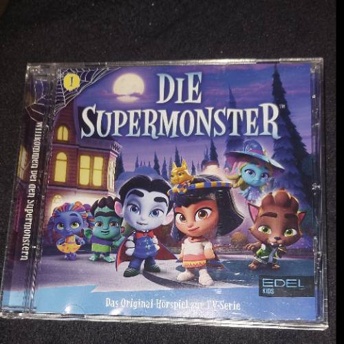 Die Supermonster hörspiel, zu finden beim Stand 121 am Standort Flohkids Berlin Ost