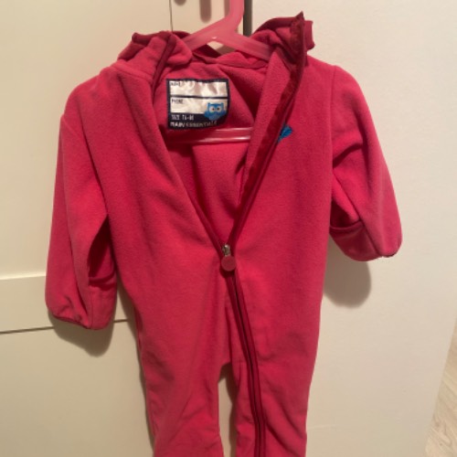 Fleece Overall pink  Größe: 74/80, zu finden beim Stand 210 am Standort Flohkids Berlin Ost