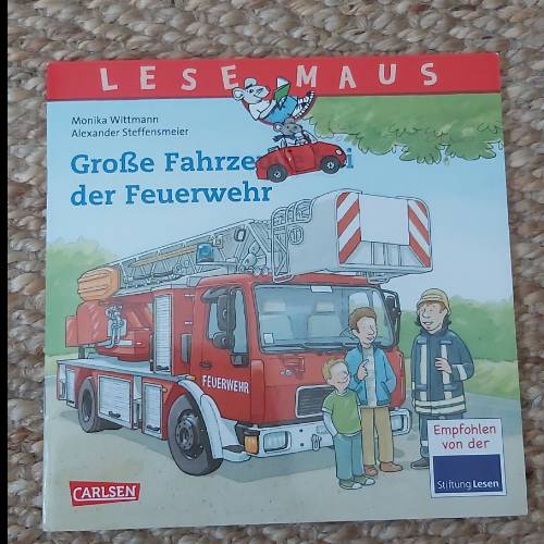 Lesemaus Feuerwehr , zu finden beim Stand 13 am Standort Flohkids Berlin Ost