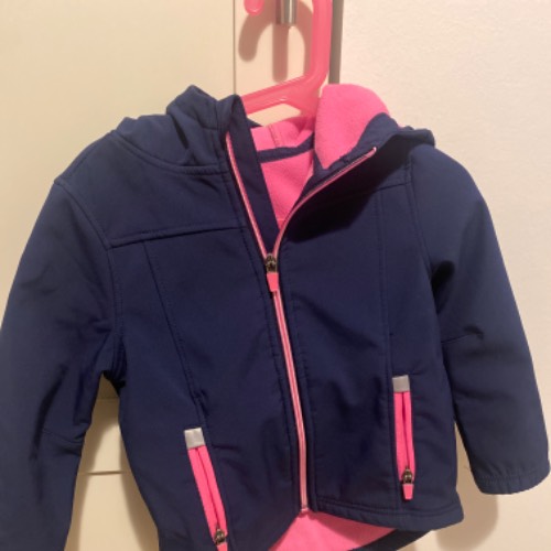 Topolino Jacke blau/pink  Größe: 110, zu finden beim Stand 210 am Standort Flohkids Berlin Ost