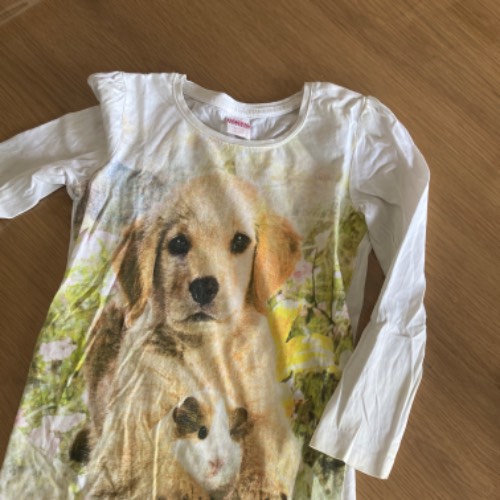 Langarm Hund print, zu finden beim Stand 77 am Standort Flohkids Berlin Ost