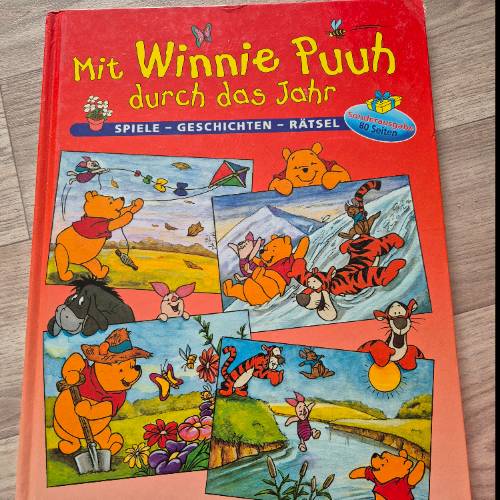 Buch mit winnie durch das jahr, zu finden beim Stand 16 am Standort Flohkids Berlin Ost