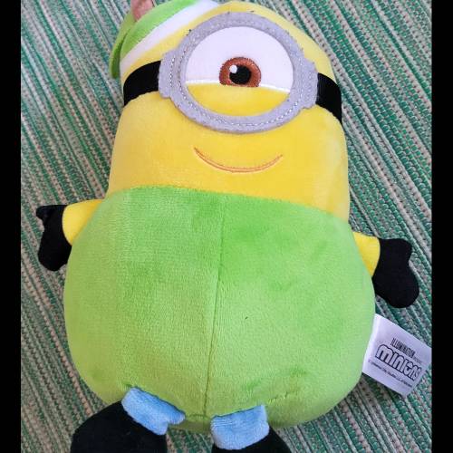 Minion Kuscheltier, zu finden beim Stand 8 am Standort Flohkids Berlin Ost