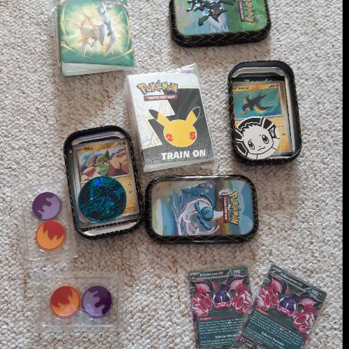 Pokemon mini tin ex karte, zu finden beim Stand 239 am Standort Flohkids Berlin Ost