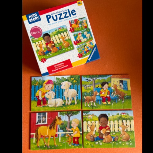 Ravensburger Ministeps Puzzle, zu finden beim Stand 38 am Standort Flohkids Berlin Ost