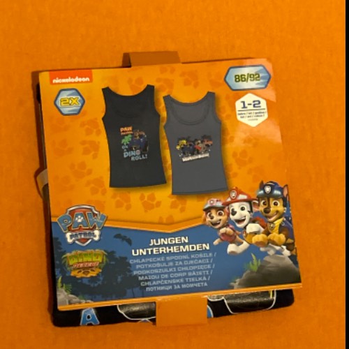 Set Unterhemden Paw Patrol, zu finden beim Stand 38 am Standort Flohkids Berlin Ost