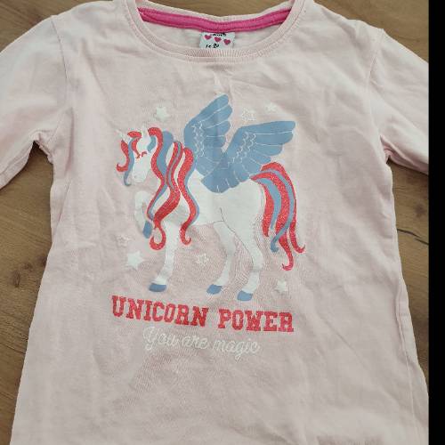 Langarmshirt Unicorn Power, zu finden beim Stand 199 am Standort Flohkids Berlin Ost