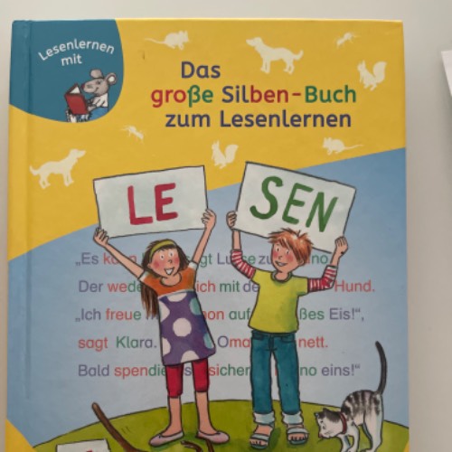 Buch zum Lesenlernen , zu finden beim Stand 18 am Standort Flohkids Berlin Ost