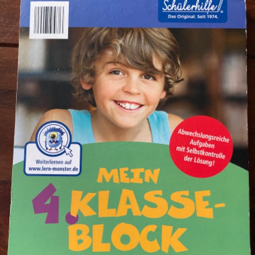 Lernblock  Größe: 4. Klasse Ma/De/En, zu finden beim Stand 40 am Standort Flohkids Berlin Ost