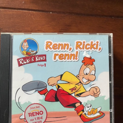 CD- Renn Ricki, zu finden beim Stand 40 am Standort Flohkids Berlin Ost