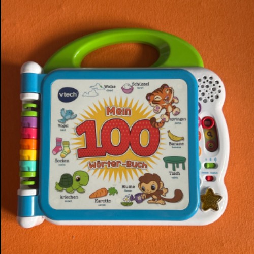 Vtech Kinderbuch Musik, zu finden beim Stand 38 am Standort Flohkids Berlin Ost