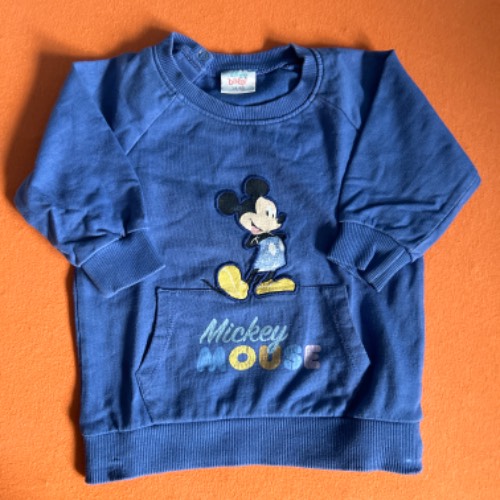 Pullover Mickey Mouse  Größe: 74/80, zu finden beim Stand 38 am Standort Flohkids Berlin Ost