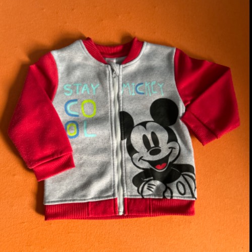 Strickjacke Mickey Mouse  Größe: 92, zu finden beim Stand 38 am Standort Flohkids Berlin Ost