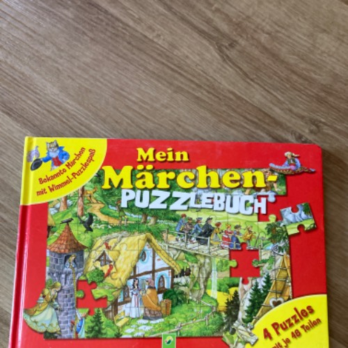 Märchen Puzzlebuch, zu finden beim Stand 77 am Standort Flohkids Berlin Ost