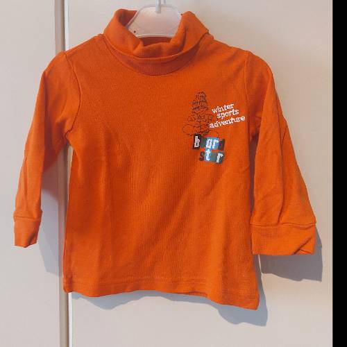 Papag. Pullover Orange  Größe: 74/, zu finden beim Stand 96 am Standort Flohkids Berlin Ost