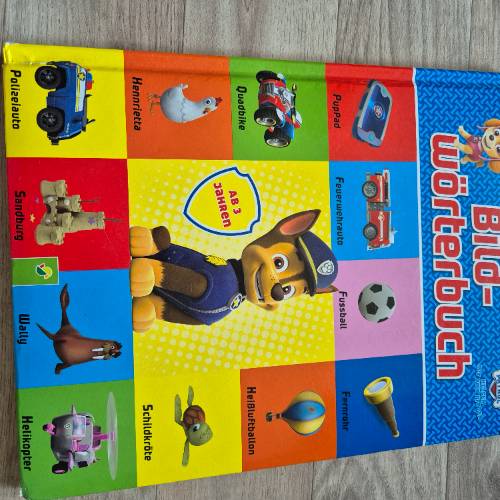 Pawpatrol Bildwörterbuch, zu finden beim Stand 16 am Standort Flohkids Berlin Ost