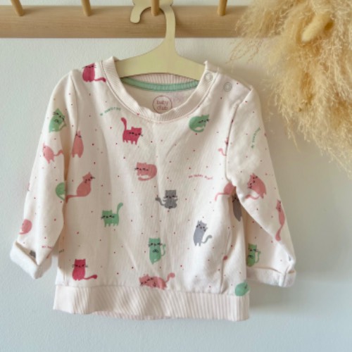 Wie NEU C&A Pulli Kätzchen  Größe: 74, zu finden beim Stand 71 am Standort Flohkids Berlin Ost