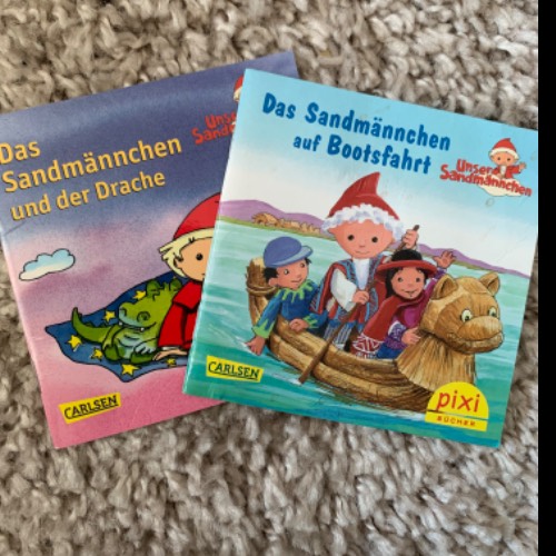 2 er Pixi Sandmännchen, zu finden beim Stand 118 am Standort Flohkids Berlin Ost