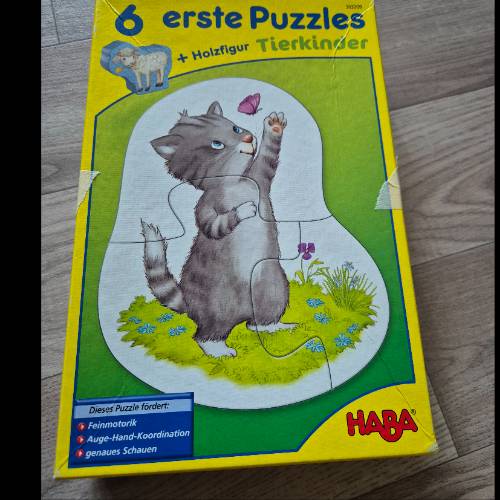 Haba puzzle tierkinder  Größe: 6 stück, zu finden beim Stand 16 am Standort Flohkids Berlin Ost