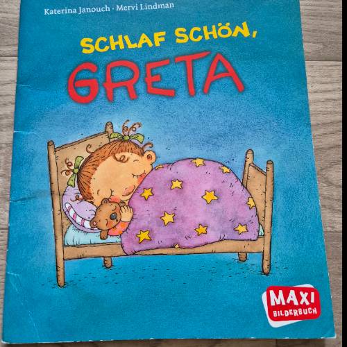 bilderbuch schlaf schön greta, zu finden beim Stand 16 am Standort Flohkids Berlin Ost