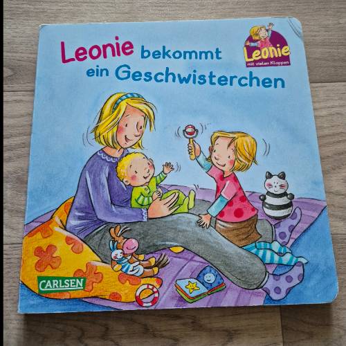 Buch leonie bekommt Geschwiste, zu finden beim Stand 16 am Standort Flohkids Berlin Ost