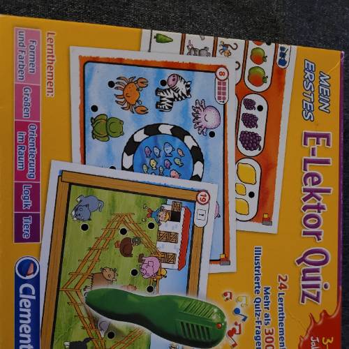 E-Lektor Quiz von Clementoni , zu finden beim Stand 95 am Standort Flohkids Berlin Ost