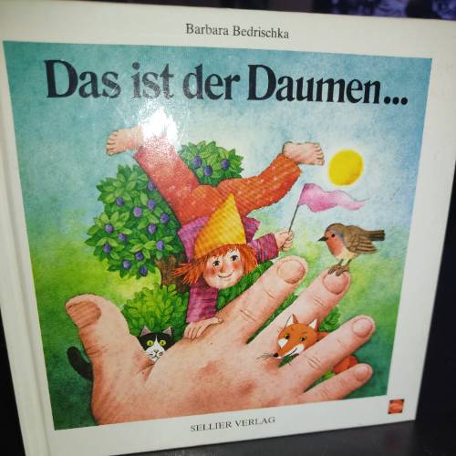 Buch Das ist der Daumen, zu finden beim Stand 175 am Standort Flohkids Berlin Ost