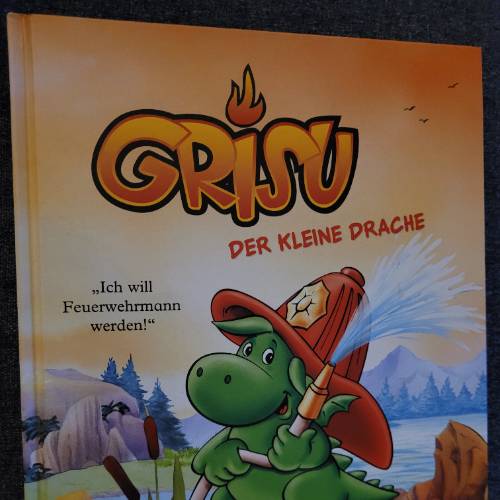 Grisu der kleine Drachen , zu finden beim Stand 95 am Standort Flohkids Berlin Ost