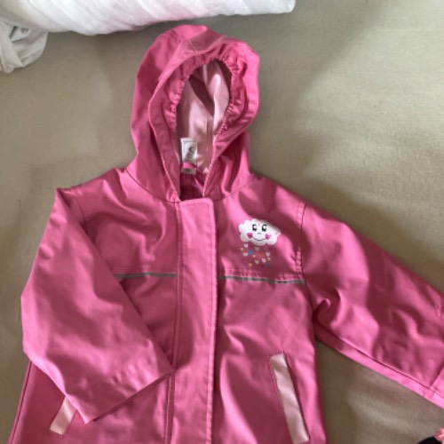 Regenjacke pink  Größe: 86, zu finden beim Stand 77 am Standort Flohkids Berlin Ost