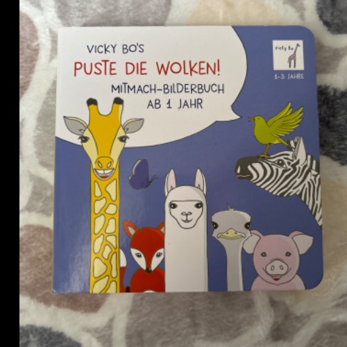 Puste die Wolken Buch, zu finden beim Stand 7 am Standort Flohkids Berlin Ost