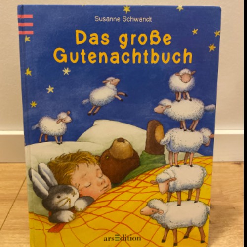 Das große Gutenachtbuch, zu finden beim Stand 21 am Standort Flohkids Berlin Ost