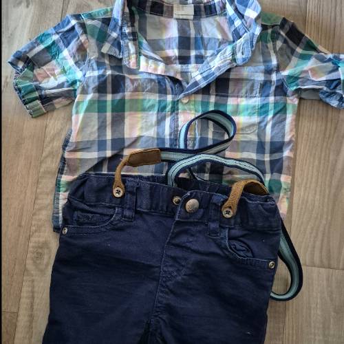 Set Junge  Größe: 68 jeans/hemd, zu finden beim Stand 103 am Standort Flohkids Berlin Ost