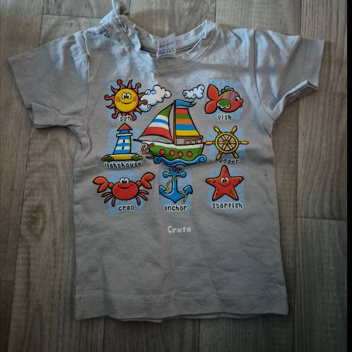 Tshirt ozean  Größe: 56/62, zu finden beim Stand 103 am Standort Flohkids Berlin Ost