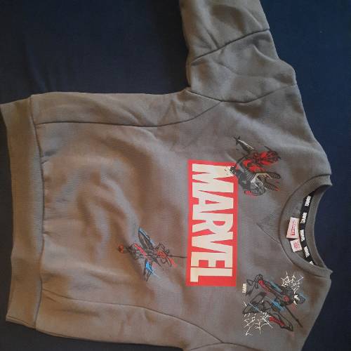 Primark Pullover Marvel  Größe: 116, zu finden beim Stand 32 am Standort Flohkids Berlin Ost