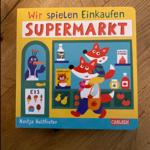 B/Wir spielen … Supermarkt, zu finden beim Stand 21 am Standort Flohkids Berlin Ost