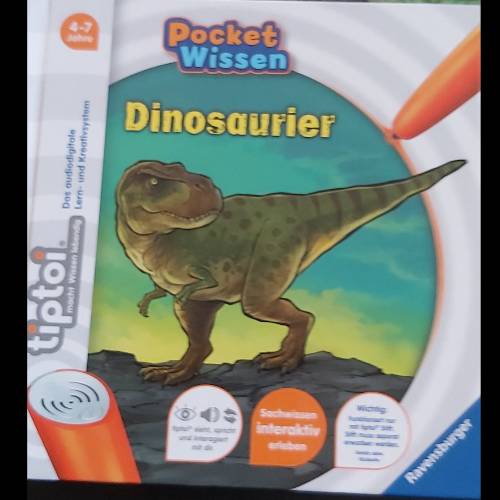 Tiptoi Buch Dinosaurier , zu finden beim Stand 13 am Standort Flohkids Berlin Ost