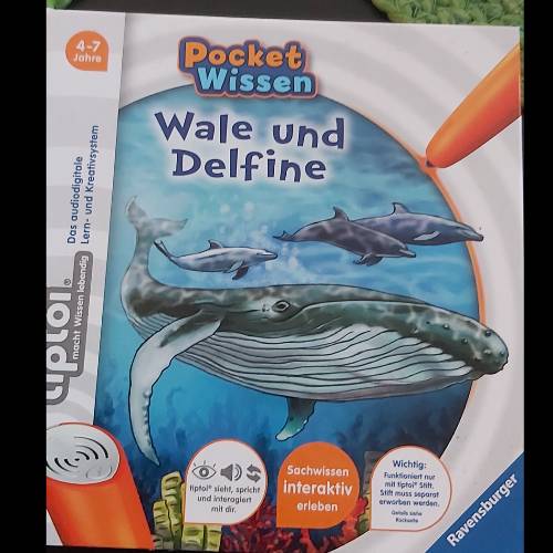 Tiptoi Buch Wale Delfine, zu finden beim Stand 13 am Standort Flohkids Berlin Ost