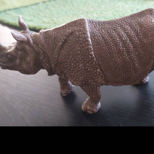 Schleich Nashorn, zu finden beim Stand 13 am Standort Flohkids Berlin Ost