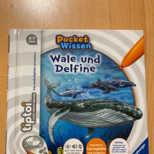 Tip Toi Buch Wale und Delfine , zu finden beim Stand 93 am Standort Flohkids Berlin Ost