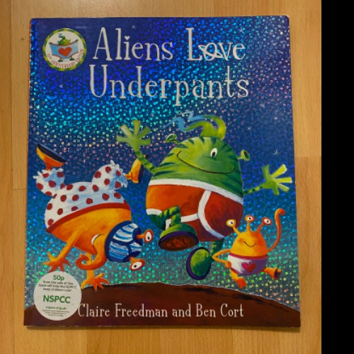 Aliens love Underpants (engl. , zu finden beim Stand 93 am Standort Flohkids Berlin Ost